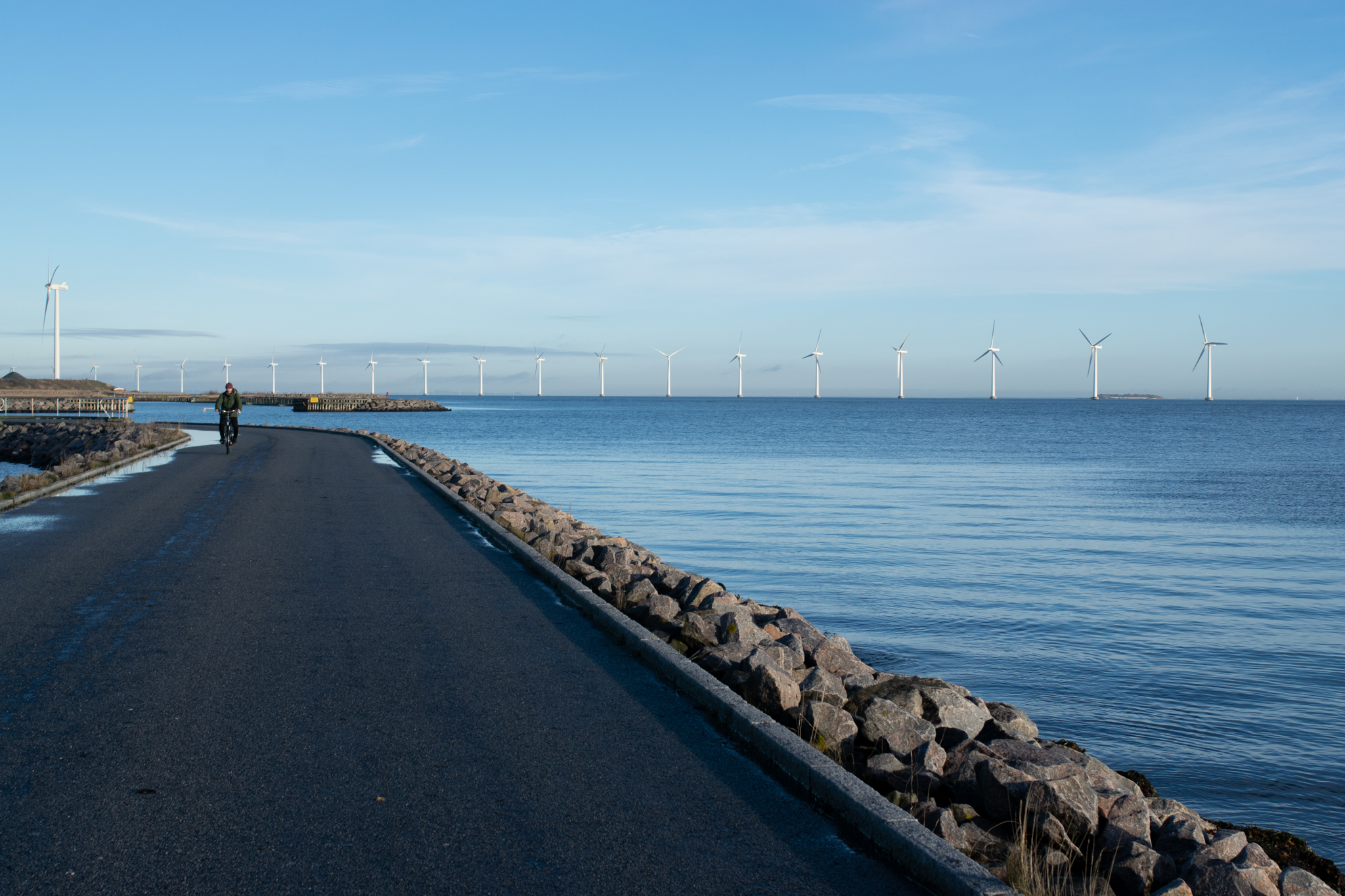 Landscape at the Copenhagen sea